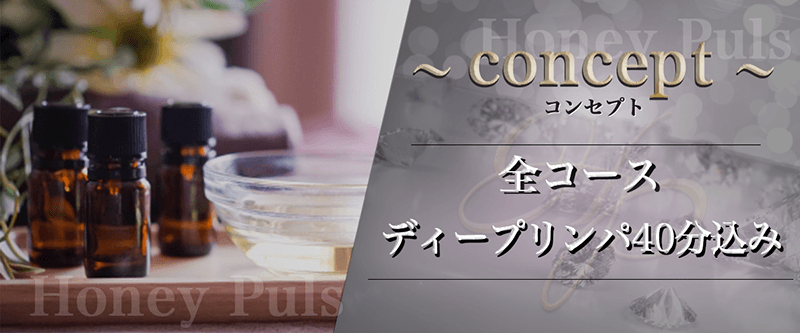 北千住メンズエステ ハニープラス コンセプトバナー